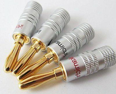 24Pack 24K Plated Plugs Audio