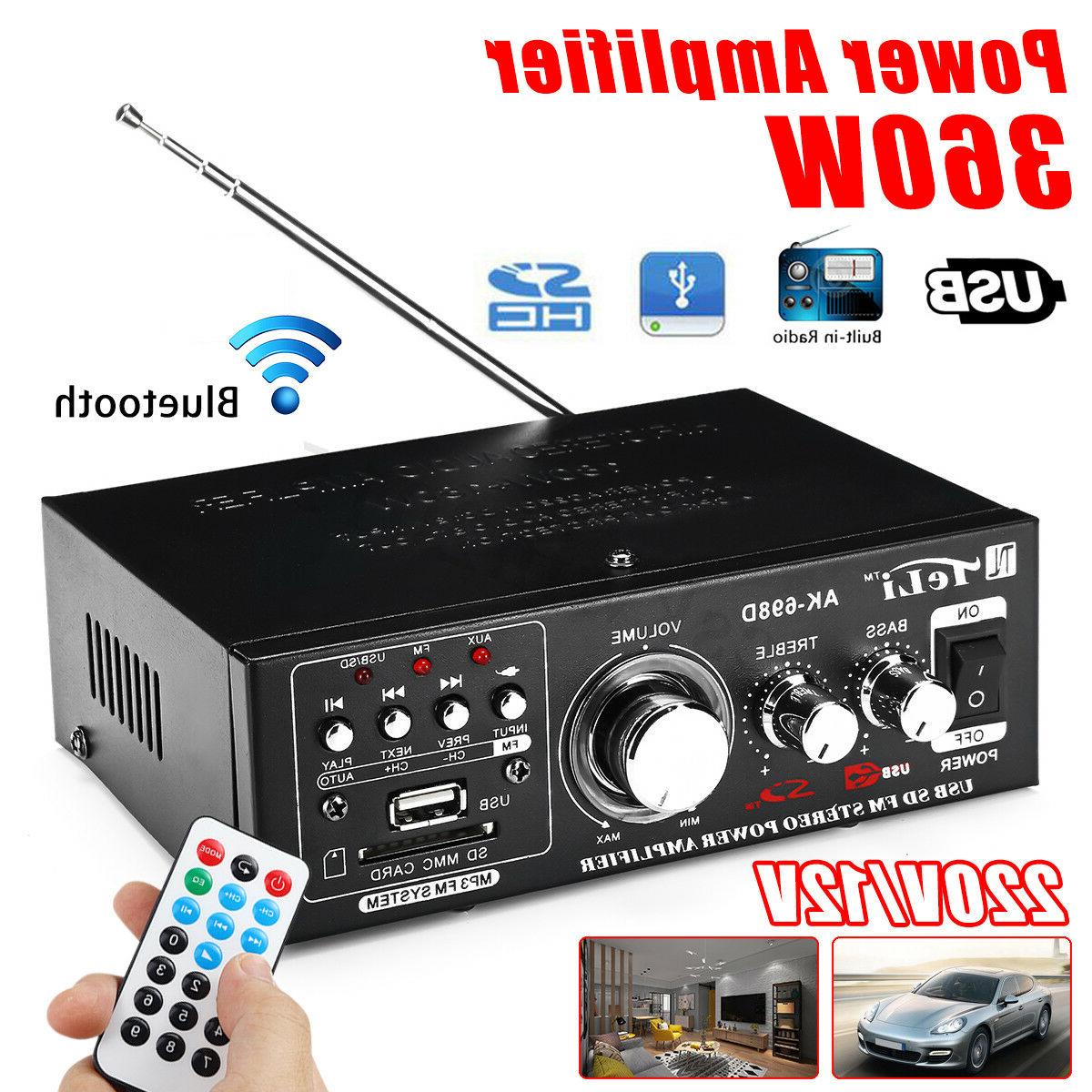 360w digital hifi stereo audio amplifier amp