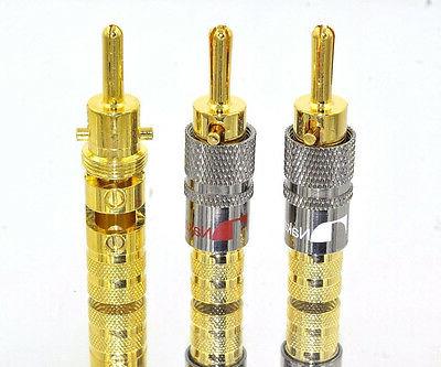 8 speaker amp lock in banana plugs
