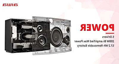exos 9 bluetooth portable speaker 9h playtime