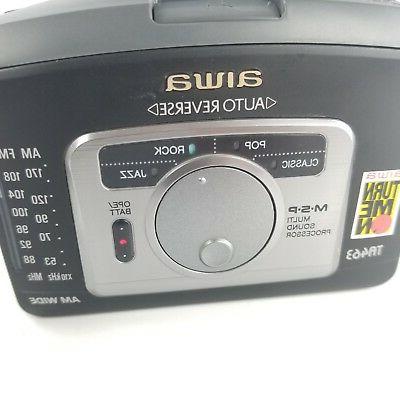 Aiwa FM Radio Cassette Walkman TA463