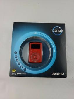 New SanDisk Sansa Clip Red 2 GB FM Digital Media MP3 Player 