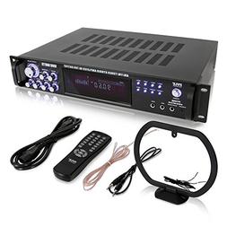 Pyle PT720A Amplifier - 1000 W PMPO - 40 Hz to 15 kHz - AM, 